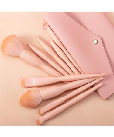 Buy Portable 10-Piece Eye Makeup Brush Set | Non-Irritating Synthetic Fiber | Orange Foundation Brushes - International Shipping Available - Buy Online on GoSupps.com