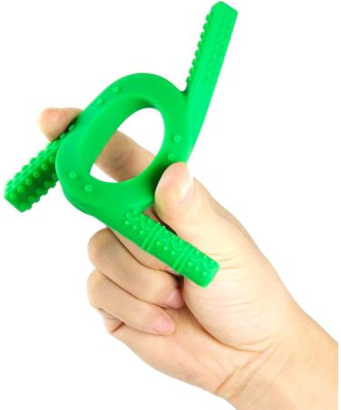 Sensory & Chew Toys for Autism - Premium Equipment for Focus & Relaxation - Silicone Chew Toys (Green) - Buy Online on GoSupps.com