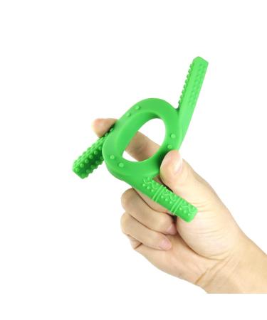 Sensory Chewing Tool Bite Ring for Babies - Ideal Autism Toy & Dental Aid for ADHD & Sensory Processing Disorder - Green - Buy Online on GoSupps.com