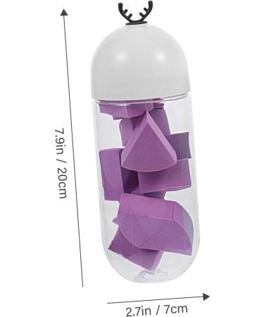 minkissy 2 Capsule Bottle Beauty Egg Esponjas Para Maquillaje Beauty Egg Sponge Concealer Sponges Multi- Colored Makeup Sponges Cosmetic Face Puff Hydrophilic Polyurethane Sector Applicator 20x7cm As Shown 1 - Buy Online on GoSupps.com