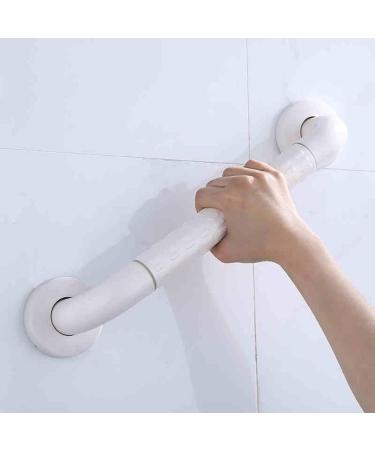 Bathroom Grab Bar Safety Support Rail Grab Bars for Bathroom and Showers 17inch White Yellow Handrail Shower Elderly Safety Handrail Bathroom Anti-Slip Stainless Steel Grab Bar Ny
