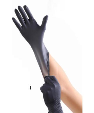 BUSOTH Gloves Black Powder Free Rubber Gloves Cleaner Dishwashing Gloves Large 2 - Buy Online on GoSupps.com