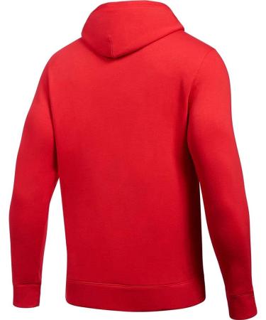 Under Armour Men's Hustle Fleece Hoodie - Large Red/White - Buy Online on GoSupps.com
