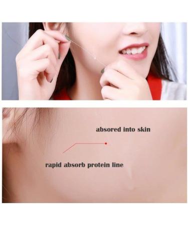 Soluble Protein Thread And Nano Gold Essence Combination Gold Face Serum Active Collagen Silk Thread 24k Gold Face Serum Active Collagen Silk Absorbable Collagen Threads (With 5XExtra Protein Thread) - Buy Online on GoSupps.com