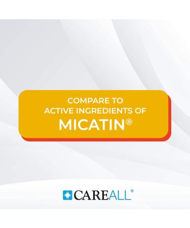 CareALL 1.0 oz. Antifungal Miconazole Nitrate 2% Cream - Athlete's Foot, Jock Itch, Ringworm Treatment - Buy Online on GoSupps.com