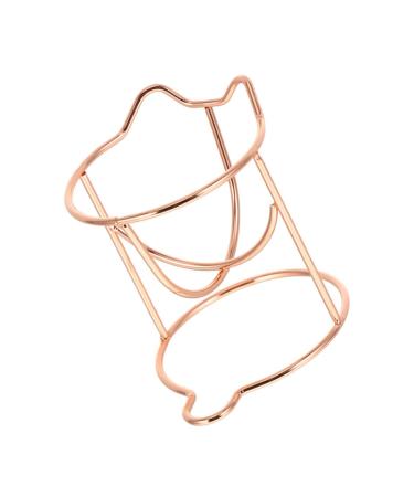 Angoily Beauty Egg Holder Makeup Brush Organizer Puff Holding Rack Beauty Sponge Holder Blending Sponge Holder Beauty Sponge Holder Puff Rack The Face Metal Egg Rack