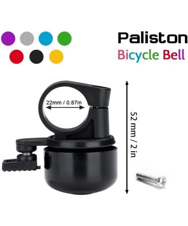Paliston Bike Bell - Crisp Sound for Adults & Kids - Black - Buy Online on GoSupps.com