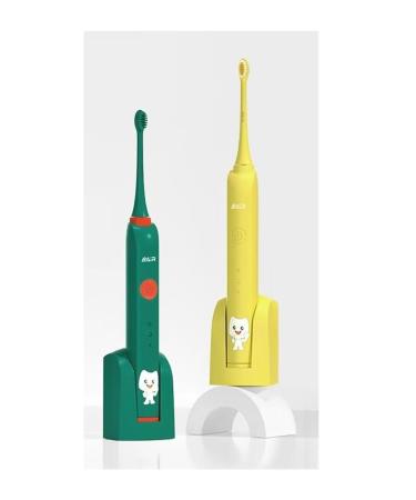 BAIR K7 Children's Electric Toothbrush Suitable For Children 16 Years And Older Soft-bristled Sonic Wave Automatic Delivery Of Cute Toothpaste Comes With 4 Brush Heads ( 32-33 34-35 36-37 38