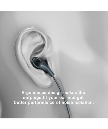 Bluedio NE Pro Quiet Ear Plugs - 40dB Noise Cancelling, Super Soft Reusable Hearing Protection for Sleep, Noise Sensitivity and Flights, Black - Buy Online on GoSupps.com