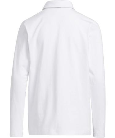 adidas Boys' B Rugby Polo - White, Size Medium - Buy Online on GoSupps.com