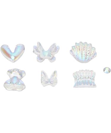 Nail Art Decoration Fashionable Charming Resin Nail Decoration Various Styles for Home for Girls - Buy Online on GoSupps.com