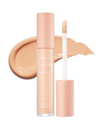 GIVERNY Milchak Cover Concealer - Makeup Blemish & Acne Concealer - For Freckles  Spots & Under Eye Circles - Lightweight and Non-Sticky Foundation Concealer  0.3oz. (23 Medium beige)