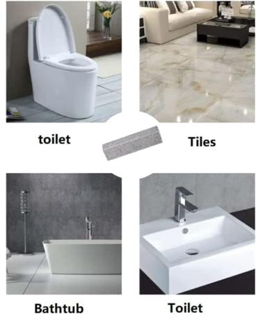 Echwave 6 Pack Pumice Stone Toilet Bowl Clean Brush Remove Toilet Bowl Hard Water Rings Calcium Buildup and Rust Suitable - Buy Online on GoSupps.com