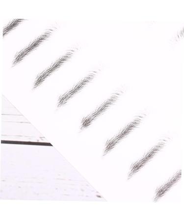 Housoutil 2 Pairs Stick-on Eyebrows Black Sticker Eyebrow Makeup Tools Eyebrow Stickers Water Proof 3d Patch 21x15cm Black - Buy Online on GoSupps.com
