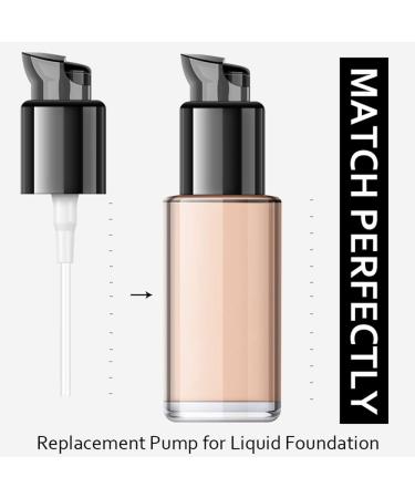 Foundation Pump for MAC/Estee Lauder/Loreal True Match Bottles - Makeup Dispenser with Rotate Lock - Buy Online on GoSupps.com