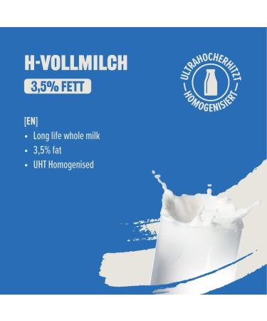 Buy Amazon UHT Whole Milk 3.5% Fat - 1L (Pack of 4) - International Shipping Available - Buy Online on GoSupps.com
