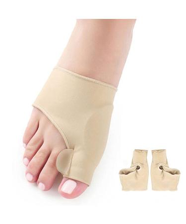 JLK-ZHOU Bunion Corrector Bunion Pads - Hallux Valgus Treatment Bunion Socks Protector Big Toe Straightener Pain Relief for Women & Men (Small)