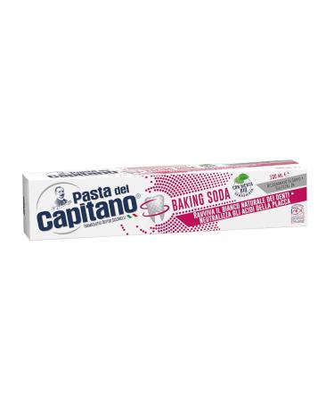 Pasta del Capitano Baking Soda Toothpaste 100 ml | Fresh Breath & Whiter Teeth | International Shipping - Buy Online on GoSupps.com
