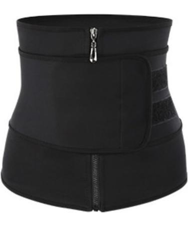 Back Support Back Brace Lumbar Support Waist Trainer Trimmer Body Shaper Slimming Waist Slim Belt Yoga Belt Sports Belt Back Support Belt(Large) Large Black - Buy Online on GoSupps.com