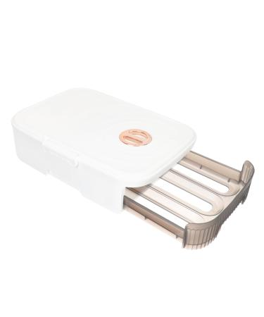 Zerodeko Box Refrigerator Egg Carton Container with Lid Out Fridge Drawer Refrigerator Storage Container Tray