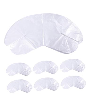 Healeved 200pcs Disposable Neck Mask Sheets for Firming and Moisturizing Plastic Diy Neck Covering Paper for High Transparency and Easy to Use for Skin Care