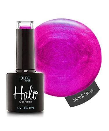 Halo Gel Polish *Full Range 8ml* **CHOOSE YOUR COLOUR(S)** (Mardi Grass N2879) Mardi Grass N2879 8 ml (Pack of 1)