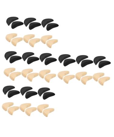 FOMIYES Big Shoe Filler 24 Pairs Sponge Toe Plug Shoe Filler Insole Shoes Too Big Inserts Shoe Filler Women Inserts to Make Shoes Fit Tighter Shoes Inserts for Men Adjust Women's Toe Cap