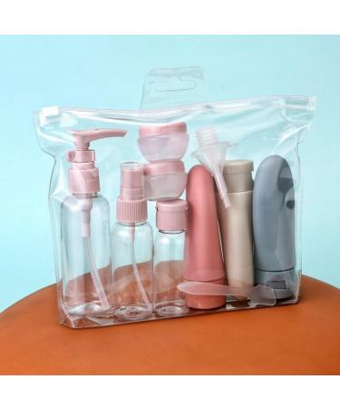 LIGUSTRUM Set with Storage Bag Travel Size Empty Containers for Liquids Creams Lotions Bottle Squeeze Tube - Buy Online on GoSupps.com