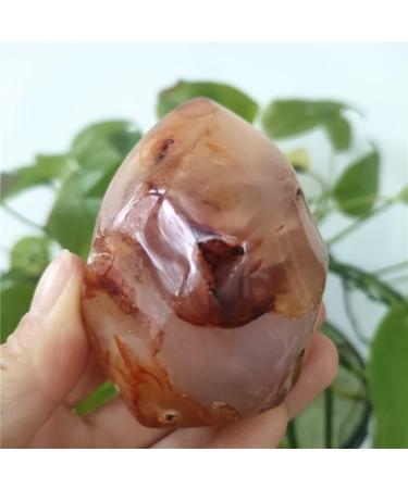 Specimen Healed 2pcs 65-75mm Red Agate Crystal Flame Natural Carnelian Quartz Torch Grey Yellow Gemstones Crystals Reiki Stones Decor As a Gift Home Goods - Buy Online on GoSupps.com