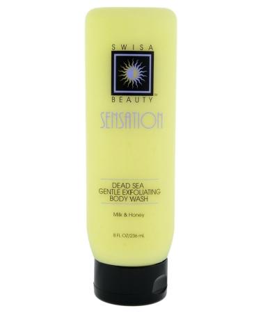 Dead Sea Gentle Exfoliating Body Wash Milk and Honey - Leaves the body feeling fresh and clean with a youthful glow.