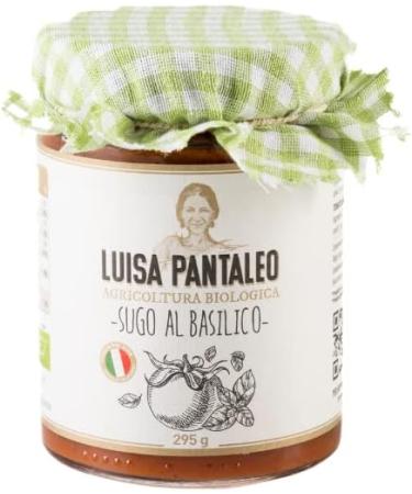 Pantaleo Agricoltura Luisa Pantaleo organic tomato and basil sauce 6 jars of 280 g 100 Made in Italy without preservatives low fat content condiment for pasta - Buy Online on GoSupps.com