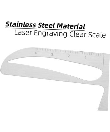 NOLITOY Eyebrow Tattoos Ruler Eyebrow Stencils Eyebrow Microblading Ruler Measuring Ruler Portable - Buy Online on GoSupps.com