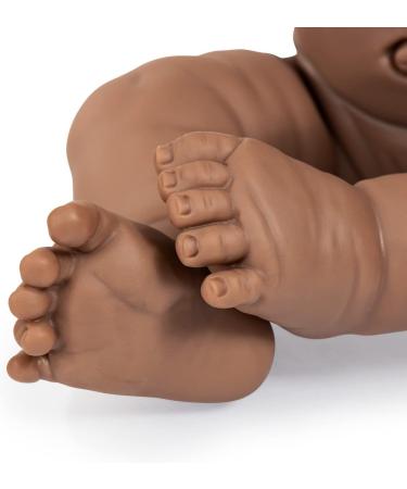 Bayer Design 94200AB Lifelike Newborn Baby Doll Boy - Realistic 42 cm Dark-Skinned Doll for Kids | International Shipping Available - Buy Online on GoSupps.com