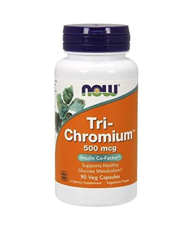 NOW FOODS Trichromium 500mcg + Cinnamon, 90 CT