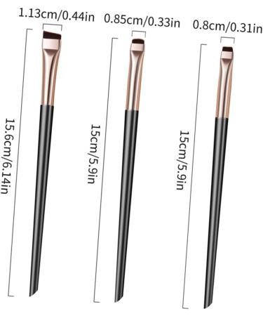 WOONEKY 1 Set Eyeshadow Brush Concealer Brush Brow Brush Eyeliner Tool Eye Liner Brush Eyeliner Applicator Tool Angled Eyeliner Brush Eyebrow Concealer Angled Makeup Brush Eye Brush - Buy Online on GoSupps.com
