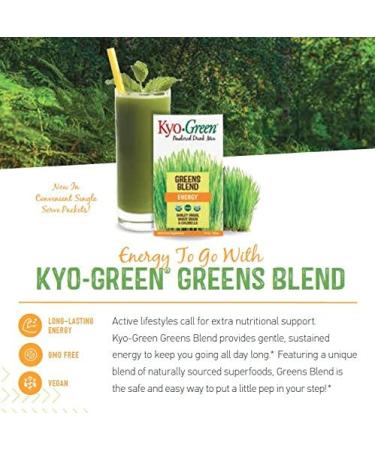 Kyo-Green Greens Blend Energy Powered Drink Mix  2.8 oz 2.8 Ounce (Pack of 1) Drink Mix - Buy Online on GoSupps.com