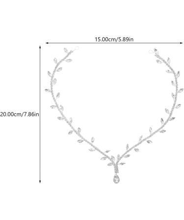 VALICLUD Wedding Head Chain for Women Girl Bridal Hairband Headpiece Rhinestone Hair Jewelry Ornament - Buy Online on GoSupps.com