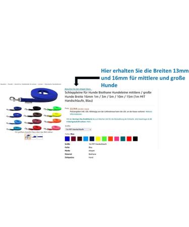 High-Quality Biothane Dog Leash for Small Dogs - 9mm 3m 10m 15m Lengths - Bordeaux Color - Durable & Waterproof - Buy Online on GoSupps.com