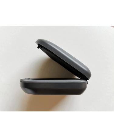 Portable Black Carrying Case for Hearing Aid Amplifiers - Compatible with All Brands - BTE, ITE, ITC, CIC, RIC, RITE - Travel Storage Solution - Buy Online on GoSupps.com