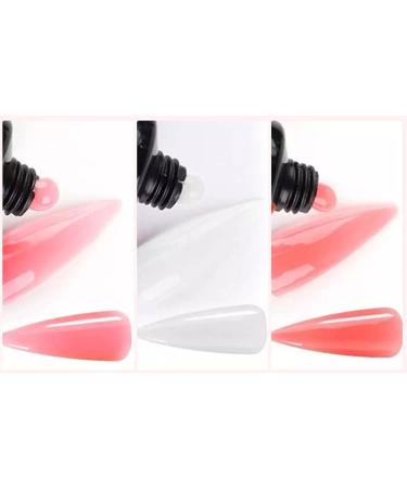 Sunshineface Nail Extension Kit 3 Colors Extension Gel with Nail Lamp Base Top Coat Slip Solution for Beginners Nail Art DIY - Buy Online on GoSupps.com