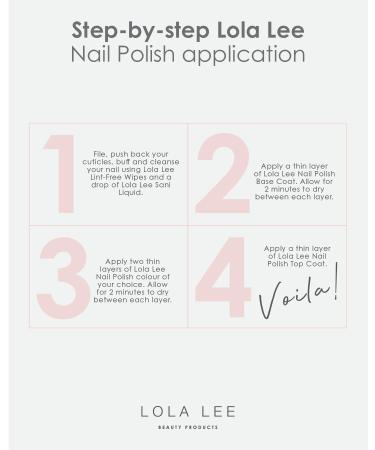 Lola Lee | Nail Polish | Cute And Classy | NP061 | 15ml | Quick Drying | Non Toxic | Gloss & Shine | 100% Vegan | Cruelty Free | Long Lasting - Buy Online on GoSupps.com