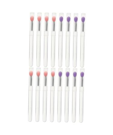 FRCOLOR 16 Pcs Silicone Lip Brush Lip Scrubber in Bulk Lipstick Applicator Bulk Lip Makeup Silicone Makeup Applicator Eye Pp Lipstick Brush With Cover 10.7X0.8X0.8CMx2pcs Assorted Colorx2pcs