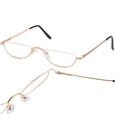 Half Frame Reading Glasses - Half Moon Readers (2 PCS) 1.75 - Gray Black - Buy Online on GoSupps.com
