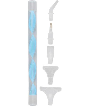 Rhinestone Drill Tip Pen - Professional DIY Nail Art Tool with Comfortable Grip & 5 Replacement Heads (Blue) - Buy Online on GoSupps.com