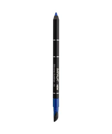 IMPALA | Waterproof Eyeliner with Silicone Navy Blue Color No. 15 | Defined Line or Smudged Effect | Easy-to-Apply Creamy Texture | Intense Long-Lasting and Water-Resistant Color 15 Navy Blue