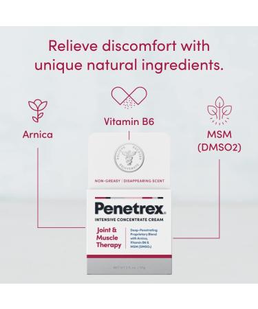 Penetrex Joint & Muscle Therapy 2oz Cream - Intensive Concentrate with Arnica, Vitamin B6, and MSM for Back, Neck, Hands, Feet - Premium Formula for Relief - Classic 2 Oz (Pack of 1) - Buy Online on GoSupps.com