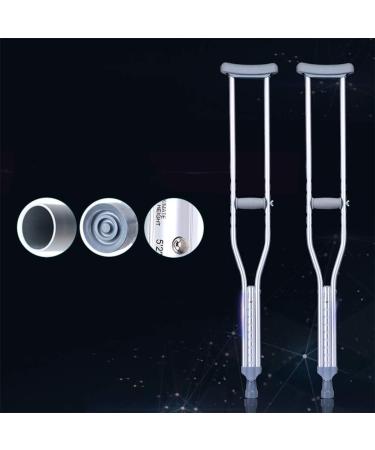 The Aluminum Alloy Crutches Non-Slip The Crutches can be Easily Adjusted The Comfortable Handle of The Crutches is Ergonomic Suitable for Arthritis and Inconvenient Recovery Mediumsingle Beautiful - Buy Online on GoSupps.com