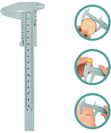 Outil de Mesure des Sourcils 150 MM en Plastique Gris Pied Coulisse Portable pour Maquillage Professionnel R gle Pr cise pour Tatouage et Dessin de Sourcils Accessoire - Buy Online on GoSupps.com