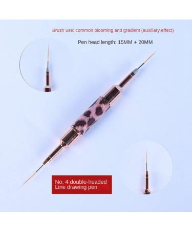 Duontyye Liner Brush for Nails Metal Handle Professional Nail Design Brush Set - Buy Online on GoSupps.com