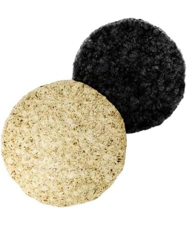 Grace & Stella Konjac Facial Sponges with Activated Bamboo Charcoal - Vegan Exfoliating Face Sponge for Men & Women - Makeup Removal and Dead Skin Exfoliation - Buy Online on GoSupps.com